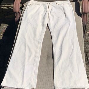 LUCKY BRAND SUNDOWN JEAN, REGULAR LENGTH, NATURAL, SIZE 12.